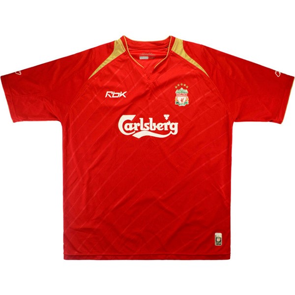 Maillot Football Liverpool Domicile Retro 2005 Rouge